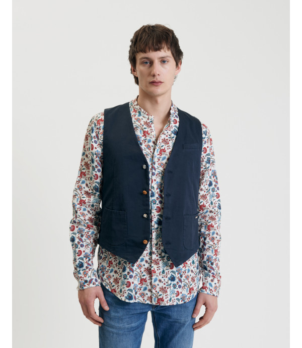 Waistcoat with fancy buttons