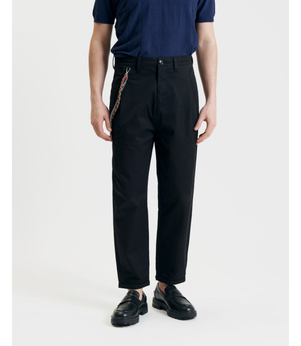 More about FRANCYS wide leg cropped fit trousers in cotton