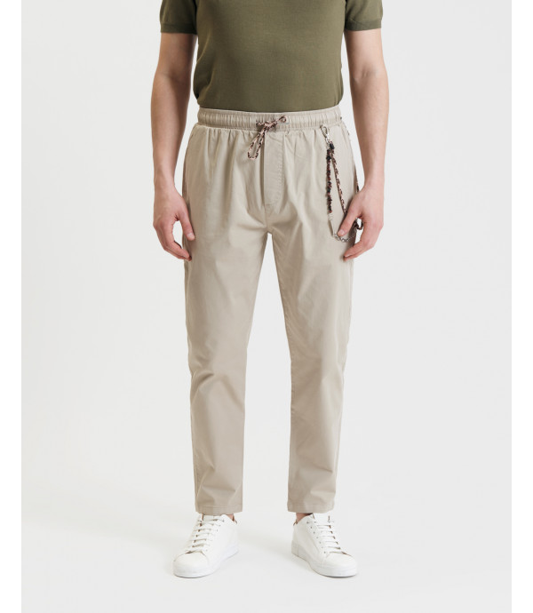 Pantaloni LEONARD con coulisse in cotone