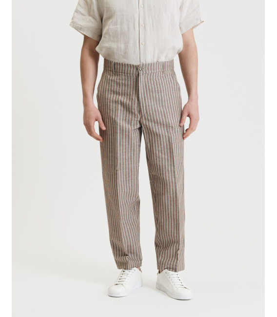 Wide fit smart trousers