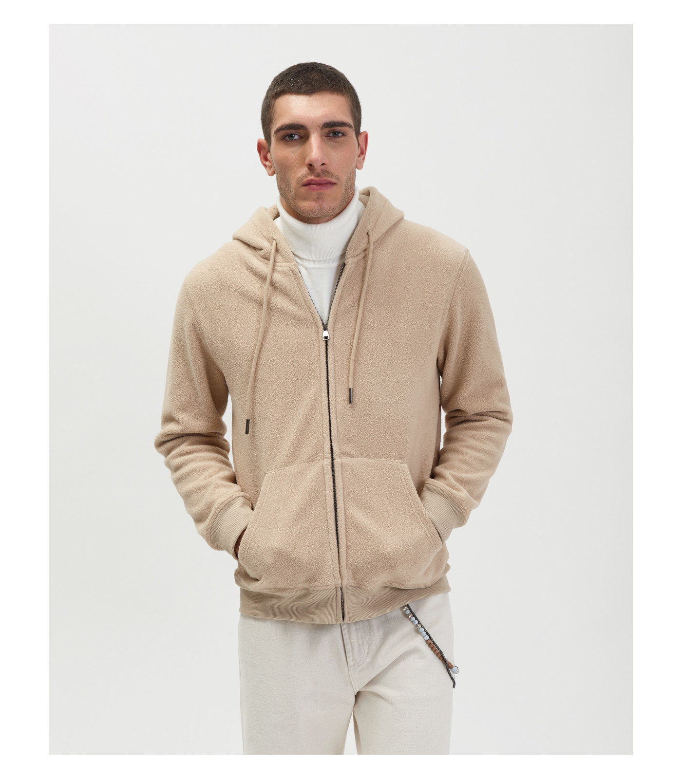 Teddy hoodie jacket hotsell