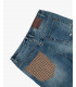 MIKE carrot cropped fit with rips&repairs