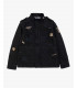 Removable padding military jacket