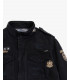 Removable padding military jacket