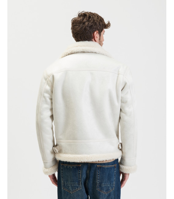 Faux-shearling jacket