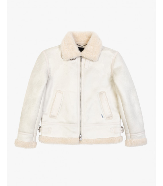 Faux-shearling jacket