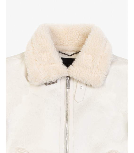 Faux-shearling jacket
