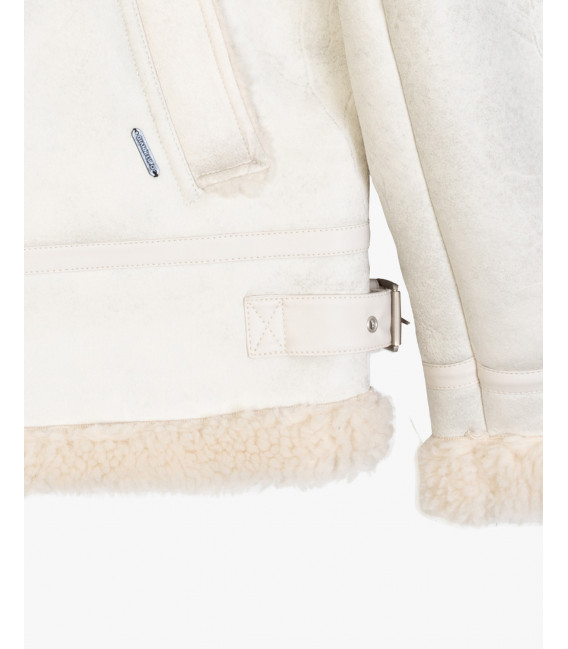Faux-shearling jacket