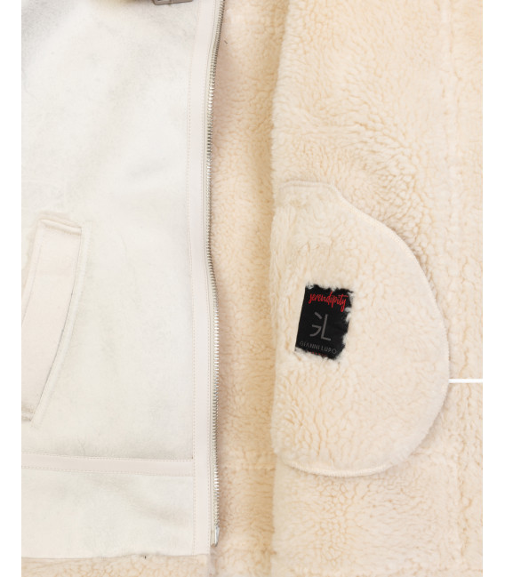 Faux-shearling jacket