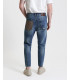 MIKE carrot cropped fit with rips&repairs