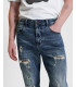MIKE carrot cropped fit with rips&repairs