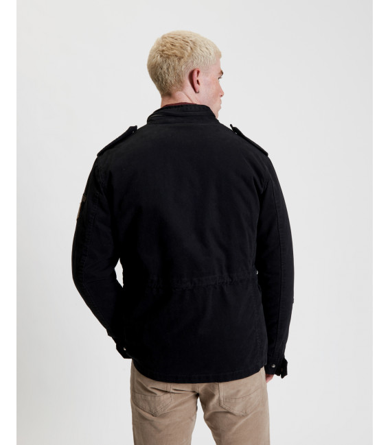 Removable padding military jacket