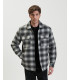 Herringbone check overshirt
