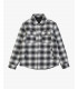 Herringbone check overshirt