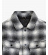Herringbone check overshirt