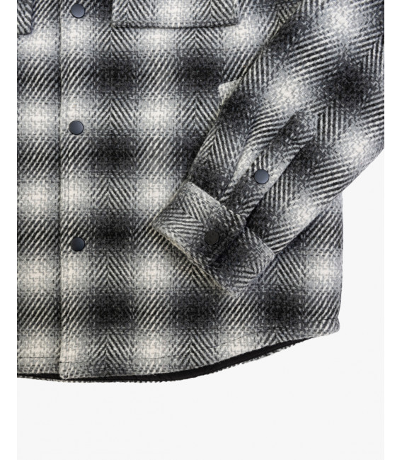 Herringbone check overshirt