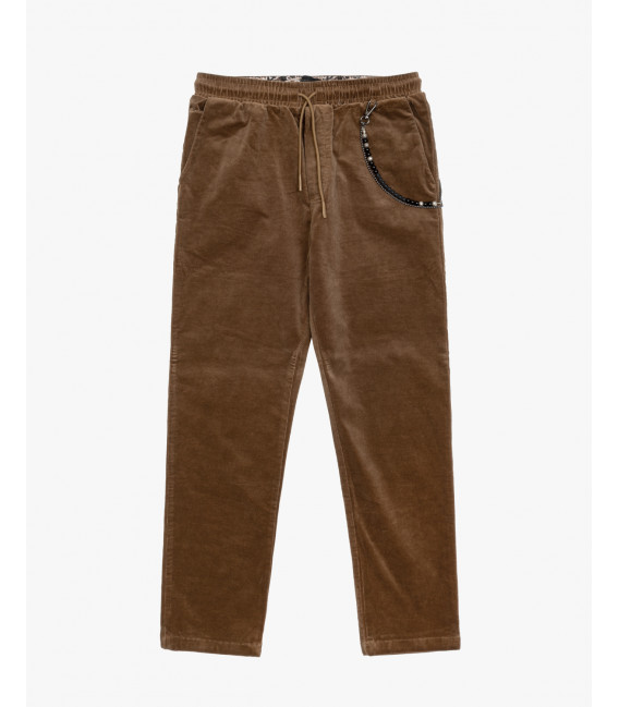 Cord drawstring trousers