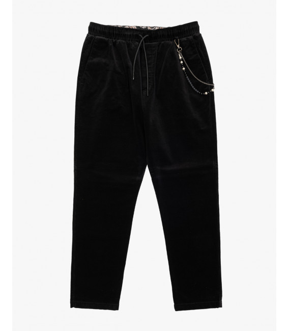 Cord drawstring trousers