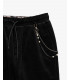 Cord drawstring trousers