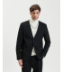 No revers collar blazer