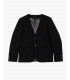 No revers collar blazer