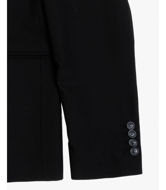 No revers collar blazer