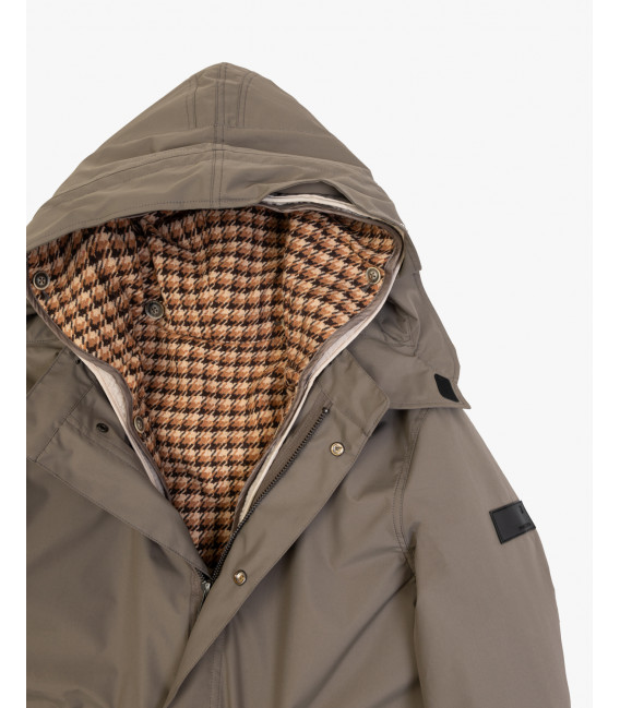 Water proof parka with double detachable padding