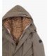 Water proof parka with double detachable padding