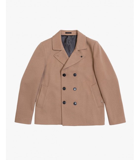 Double breasted peacoat