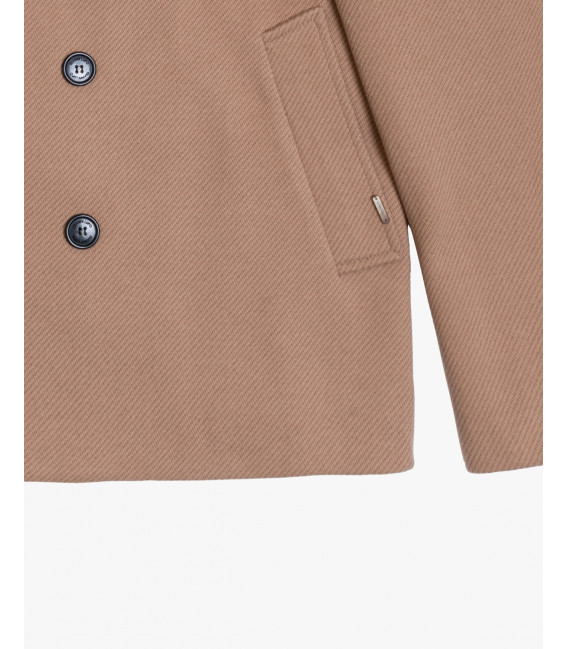 Double breasted peacoat