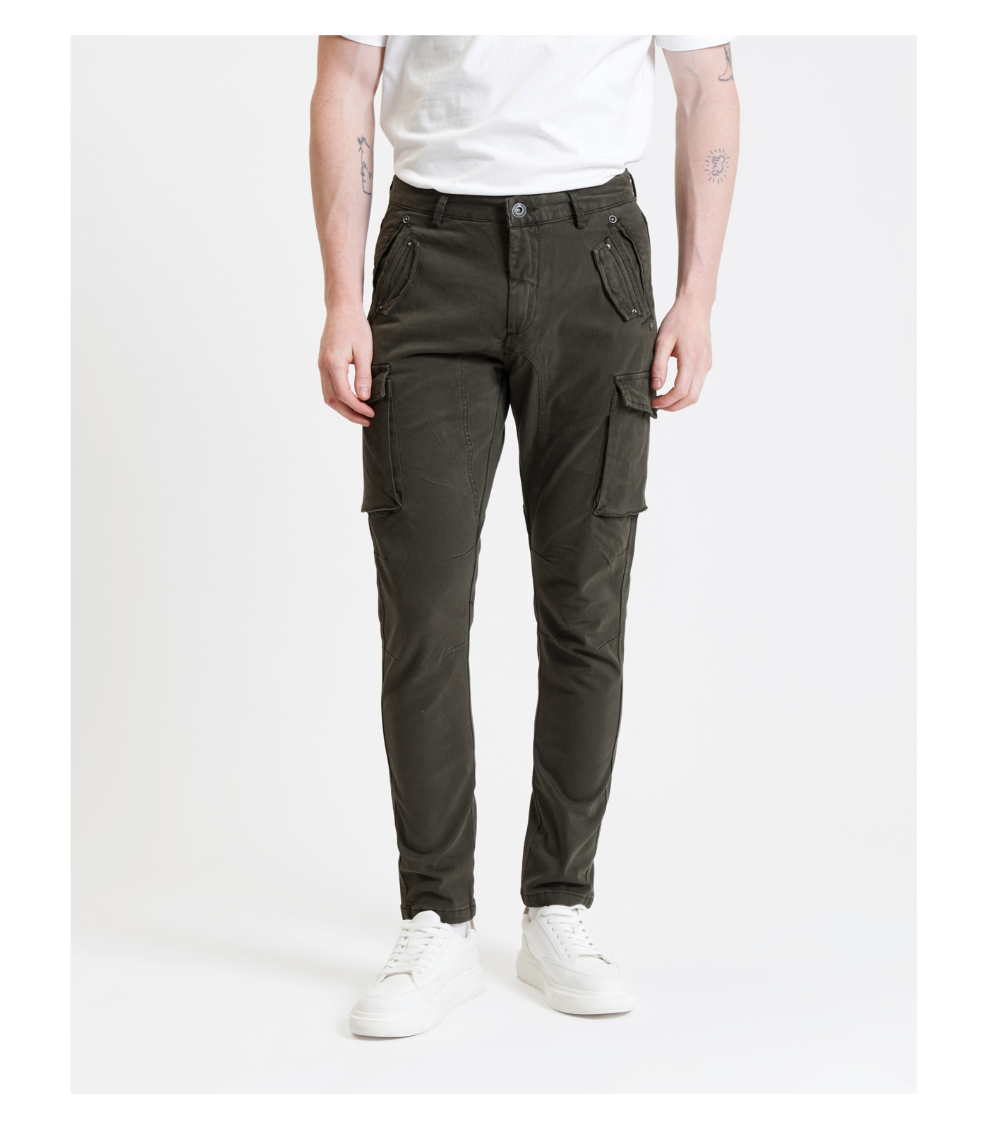 Slim fit cargo trousers Gianni Lupo