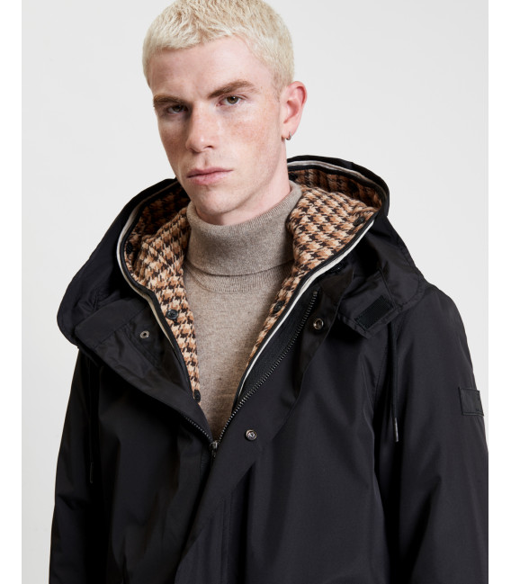Water proof parka with double detachable padding