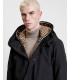 Water proof parka with double detachable padding