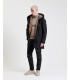 Water proof parka with double detachable padding