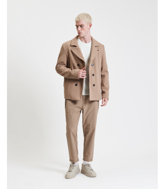 Double breasted peacoat