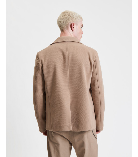Double breasted peacoat