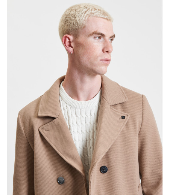 Double breasted peacoat