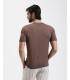 Muscle fit knitted t-shirt