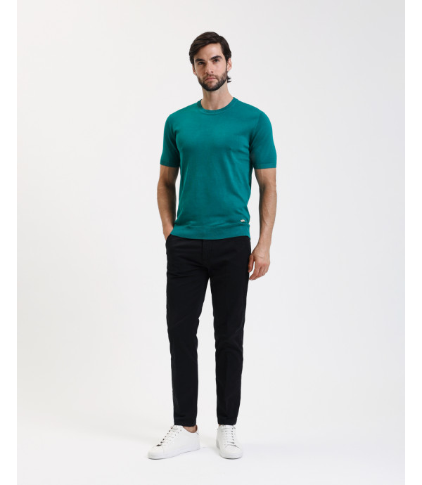 Muscle fit knitted t-shirt