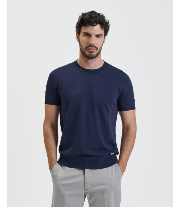 Muscle fit knitted t-shirt