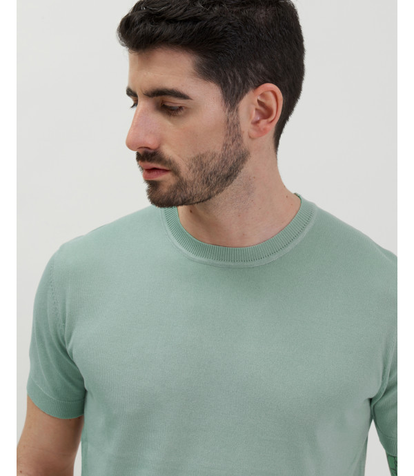 Muscle fit knitted t-shirt