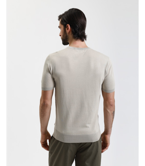 Muscle fit knitted t-shirt