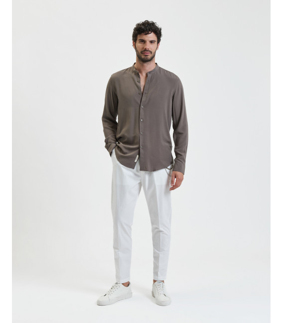 LEONARD cotton drawstring troursers