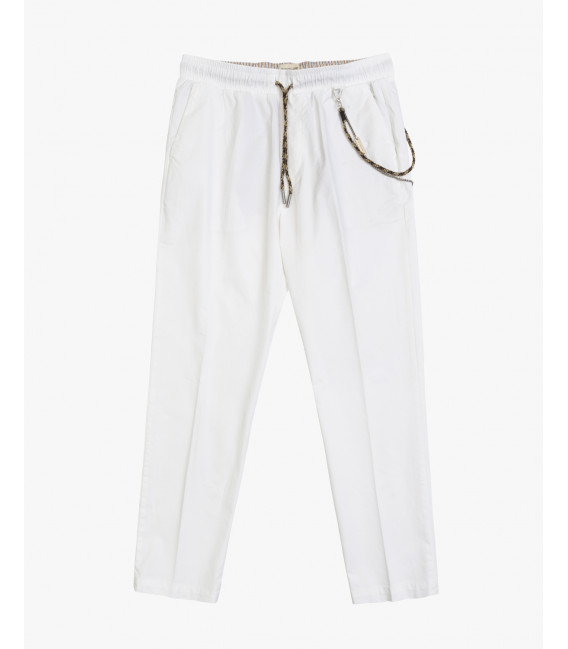LEONARD cotton drawstring troursers