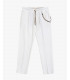 LEONARD cotton drawstring troursers