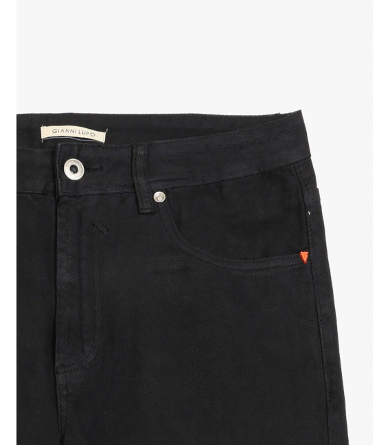 Pantaloni 5 tasche COOPER carrot cropped fit con tagli asimettrici