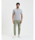 Pantaloni 5 tasche COOPER carrot cropped fit con tagli asimettrici