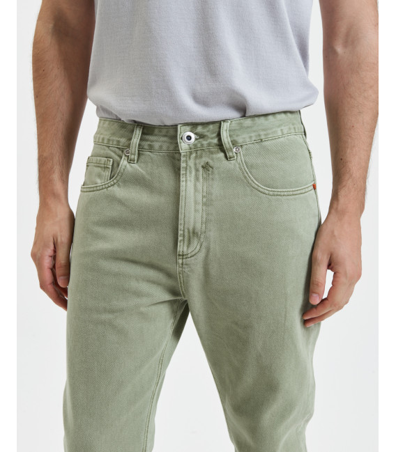 Pantaloni 5 tasche COOPER carrot cropped fit con tagli asimettrici