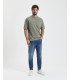 Jeans MIKE95 carrot fit con graffi medium wash