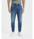 Jeans MIKE95 carrot fit con graffi medium wash